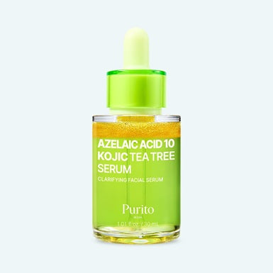 PURITO Azelaic Acid 10 Kojic Tea Tree Serum | Clarifying & Brightening Serum