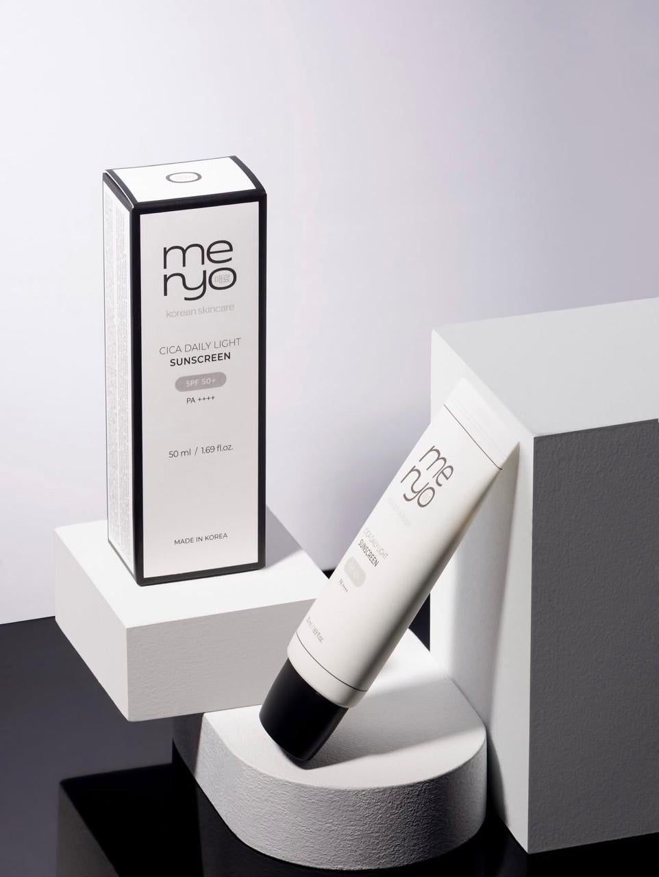 MERYO Cica Daily Light Sunscreen – Lightweight Soothing Sun Protection