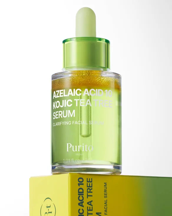 PURITO Azelaic Acid 10 Kojic Tea Tree Serum | Clarifying & Brightening Serum