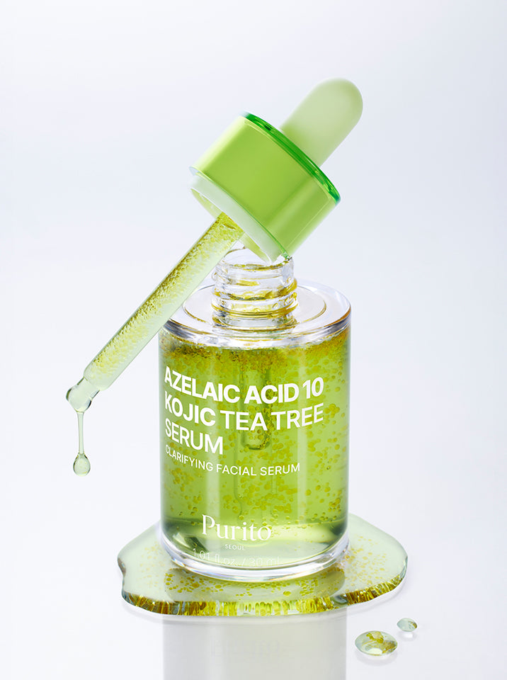 PURITO Azelaic Acid 10 Kojic Tea Tree Serum | Clarifying & Brightening Serum