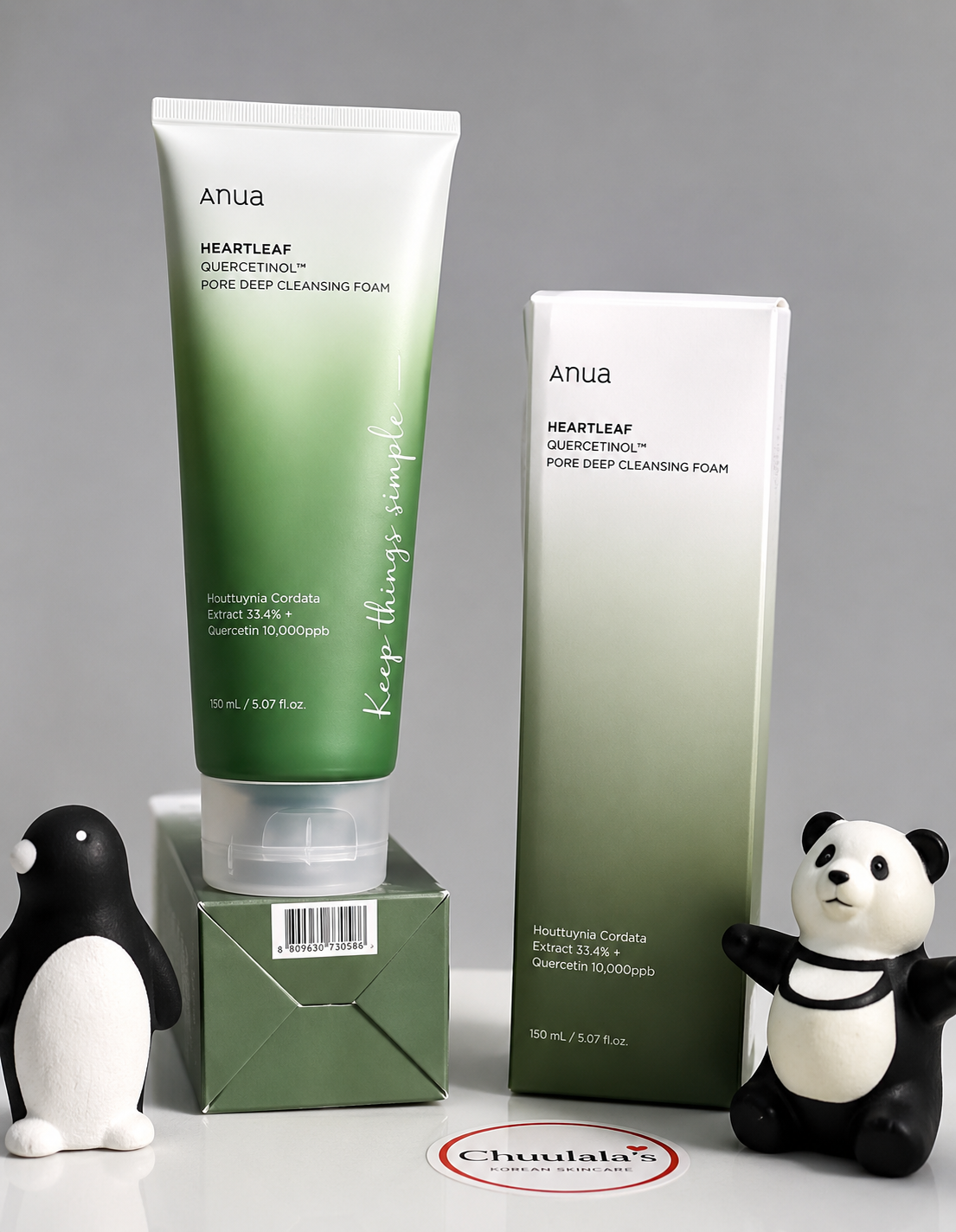 ANUA Heartleaf Quercetinol™ Pore Deep Cleansing Foam (150ml)